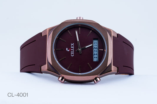 Cillex Strap watch digital with analog watch