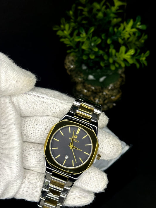 HOURSLY Luxury Gold & Silver Men’s Watch