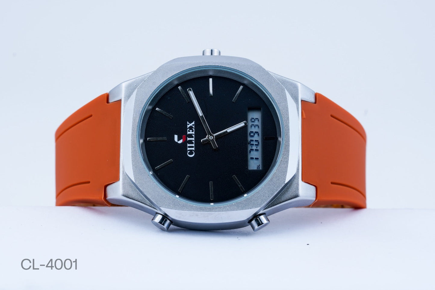 Cillex Strap watch digital with analog watch