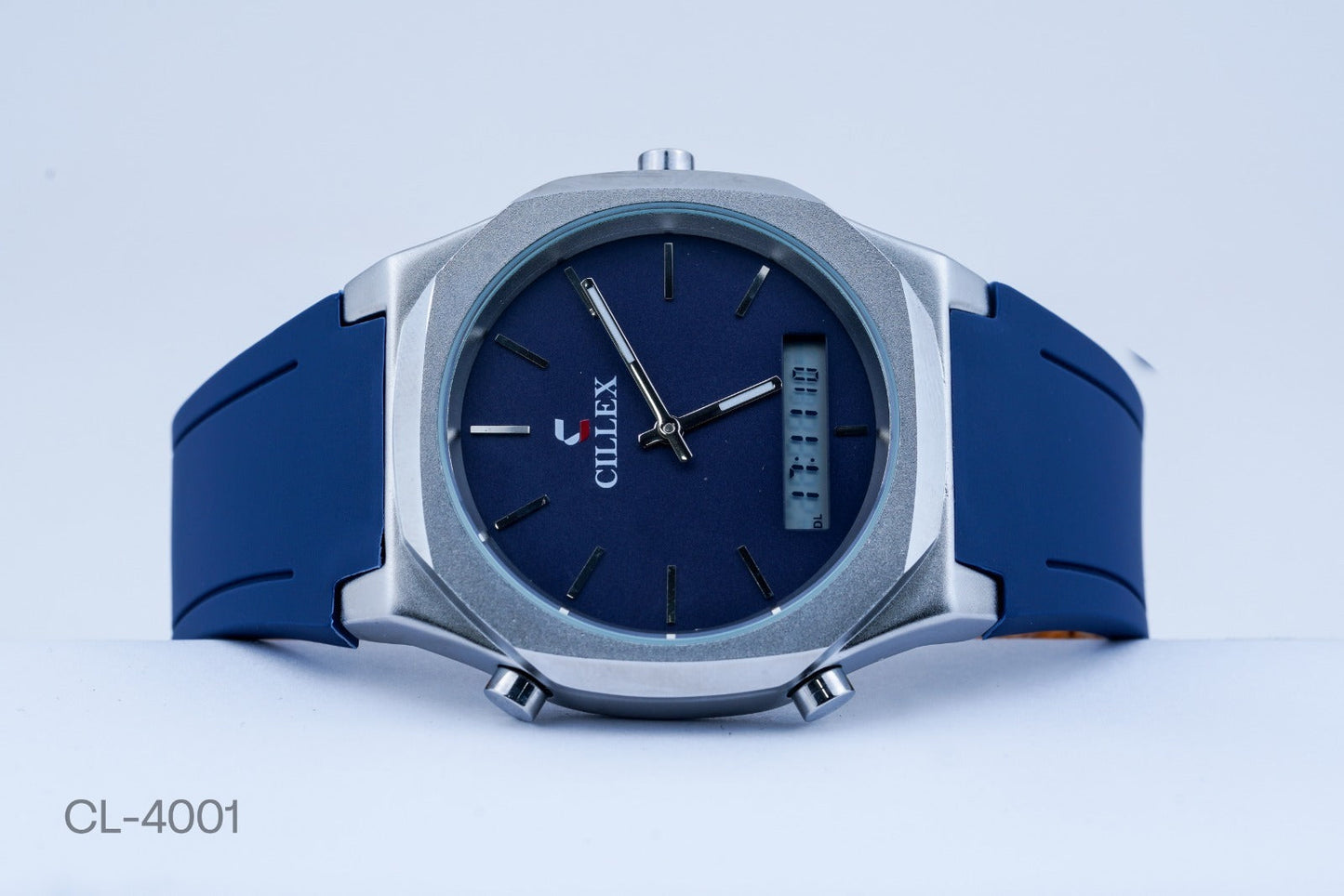 Cillex Strap watch digital with analog watch