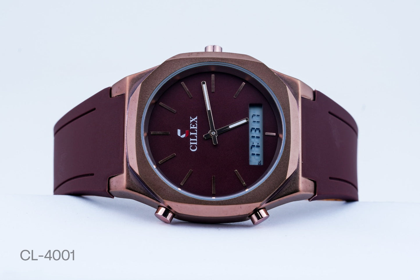 Cillex Strap watch digital with analog watch