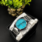 FITPON Turquoise Blue Dial Stainless Steel Men’s  Watch